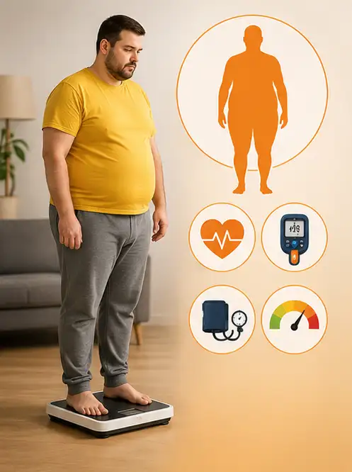 BMI 25 till 29,9 Övervikt BMI 25 till 29,9 Övervikt
