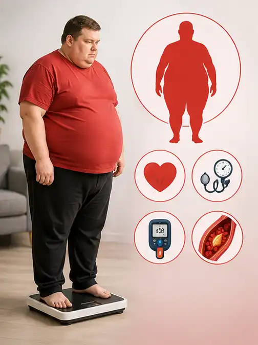 BMI över 30 Fetma BMI över 30 Fetma