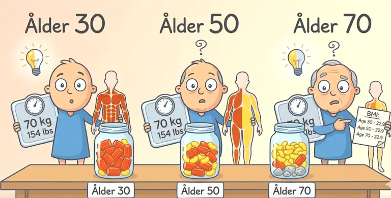 Ändras BMI med åldern? 2 Hur kroppssammansättningen förändras över olika livsstadier