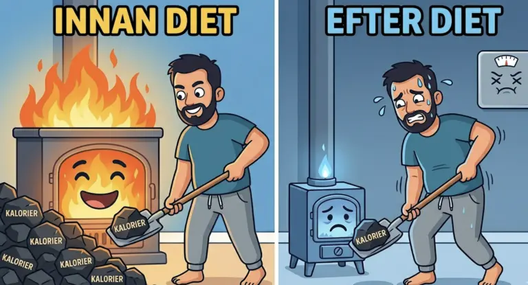 Varför går jag inte ner i vikt trots att jag äter mindre 2 Metabolisk anpassning Din kropps overlevnadsmekanism