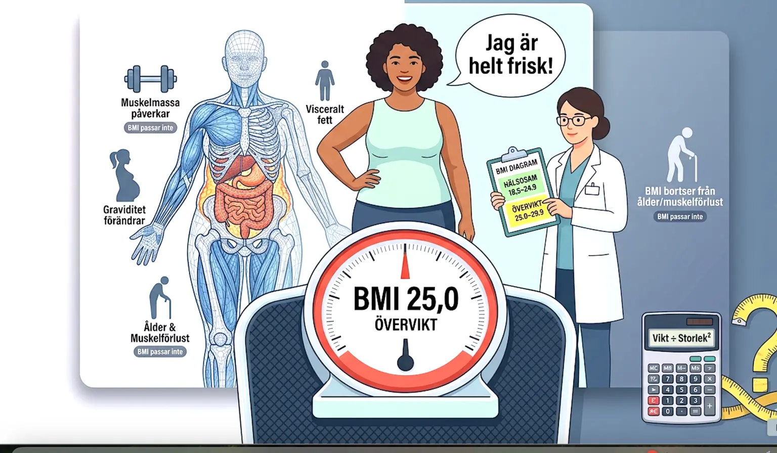 Vad är BMI och hur beräknas det